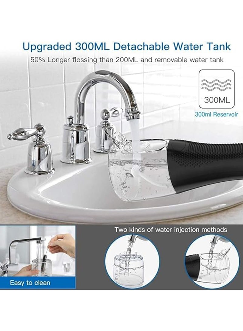 جهاز خيط الأسنان المائي الاحترافي من "إيليت سيريس" - منظف فموي للنتظيف العميق 360 درجة مع 7 فوهات احترافية وحقيبة سفر - مقاوم للماء IPX7 - النظام المتكامل لنظافة وصحة الفم - Image 5